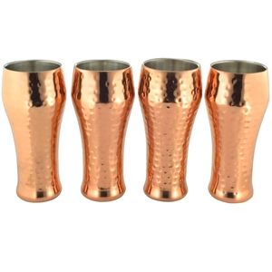 Member's Mark DoubleWalled Copper Pilsner Glasses last one